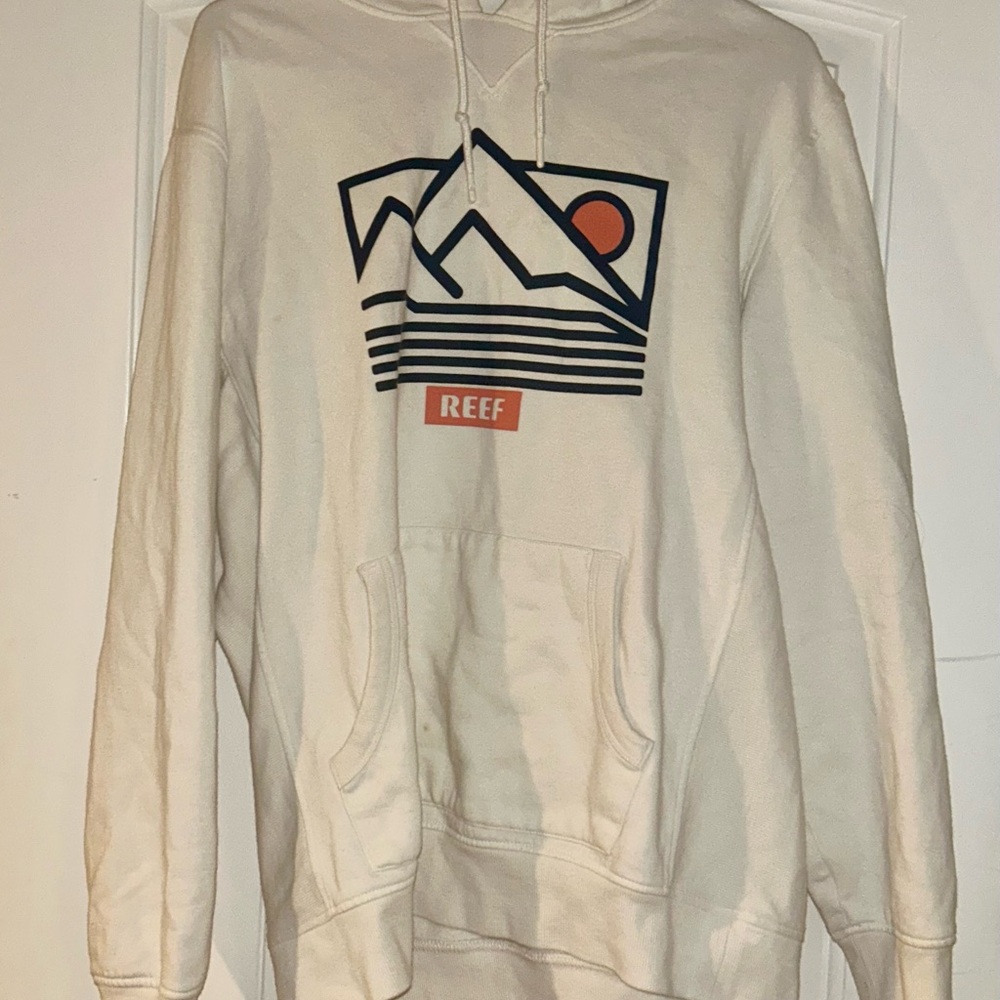 Reef Off-White Fleece Hoodie